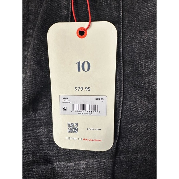 Arula NWT High Rise Flares in‎ Midnight Size 10 - Picture 3 of 13